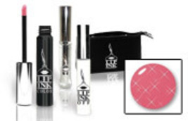LIP INK Organic Smearproof Glitter Lip Kits - Glitter Ruby - £52.60 GBP
