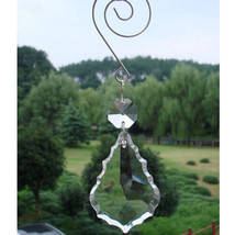 Set of 10pcs Crystal 38MM  Maple Leaf Decorative Drops Wedding Lamp Lighting DIY - £7.88 GBP