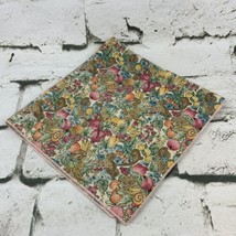 Fruit Print Cloth Napkin Vintage 70’s Colorful - £7.95 GBP