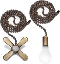 SmoTecQ Ceiling Fan Pull Extension Chain Recognizable Lengthened 24 inch... - $14.55