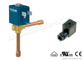 Solenoid valve CEME 5925, NC, ODF 6mm, 230V/50Hz, max 25bar, refrigerant... - $51.68