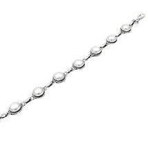 925 Argent Sterling Naturel Perle Fabriqué Main Bracelet Cadeau Pour Femmes - £52.61 GBP