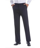 Duchamp Mens Pants Black Dress Pockets Stretch Slim Fit Midweight - $44.99