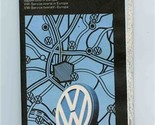 VW Service Europa Booklet 1971 Service All Over Europe Maps - £14.01 GBP