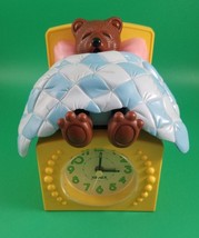 Xonex Sleeping / Snoring Bear Alarm Clock - Glow in the Dark Hands. VIDEO below - £27.24 GBP
