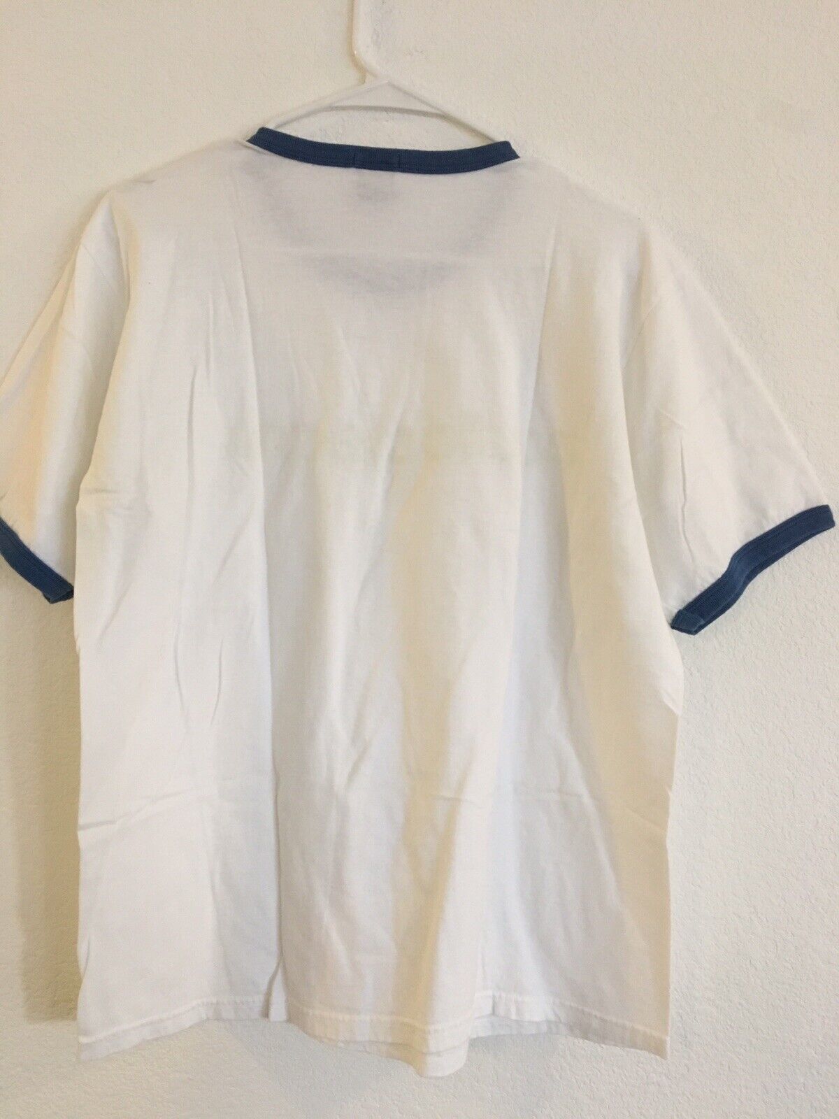 Nautica Jeans Company Vintage T Shirt Men's Size M Athletic Fit Ringer Cotton Item image 4