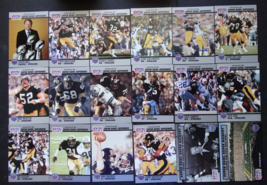 1990 Pro Set Super Bowl Supermen Pittsburgh Steelers Team Set 18 Football Cards - £7.91 GBP
