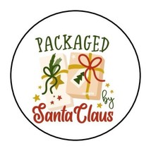 30 Packaged By Santa Claus Envelope Seals Labels Stickers 1.5&quot; Round Christmas - £5.96 GBP