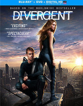 Divergent (Blu-ray + DVD, 2014, 2-Disc Set) And Digital HD - £5.49 GBP