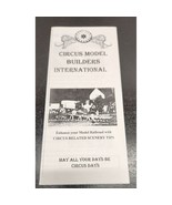 Vintage flyer for the Circus Model Builders International - Ephemera - £4.52 GBP