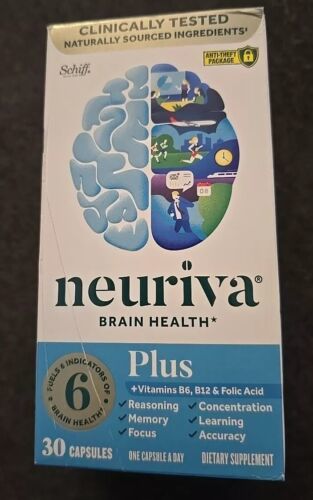 Schiff Neuriva Plus Fast-Acting Brain Performance Capsules-30 Count (O7) - $21.77