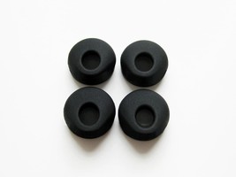 4-Black Rubber Soft Ear Gels Ear Buds For Motorola Bluetooth Headset H12 H15 Etc - £12.01 GBP