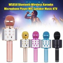 Wireless Bluetooth Karakoke Microphone Player Speaker Music Singing Song Kids - £14.79 GBP+