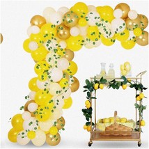 Sunflower Squeeze Balloon Garland Kit - Bursting with Yellow Pastel Balloons, Pe - £23.66 GBP