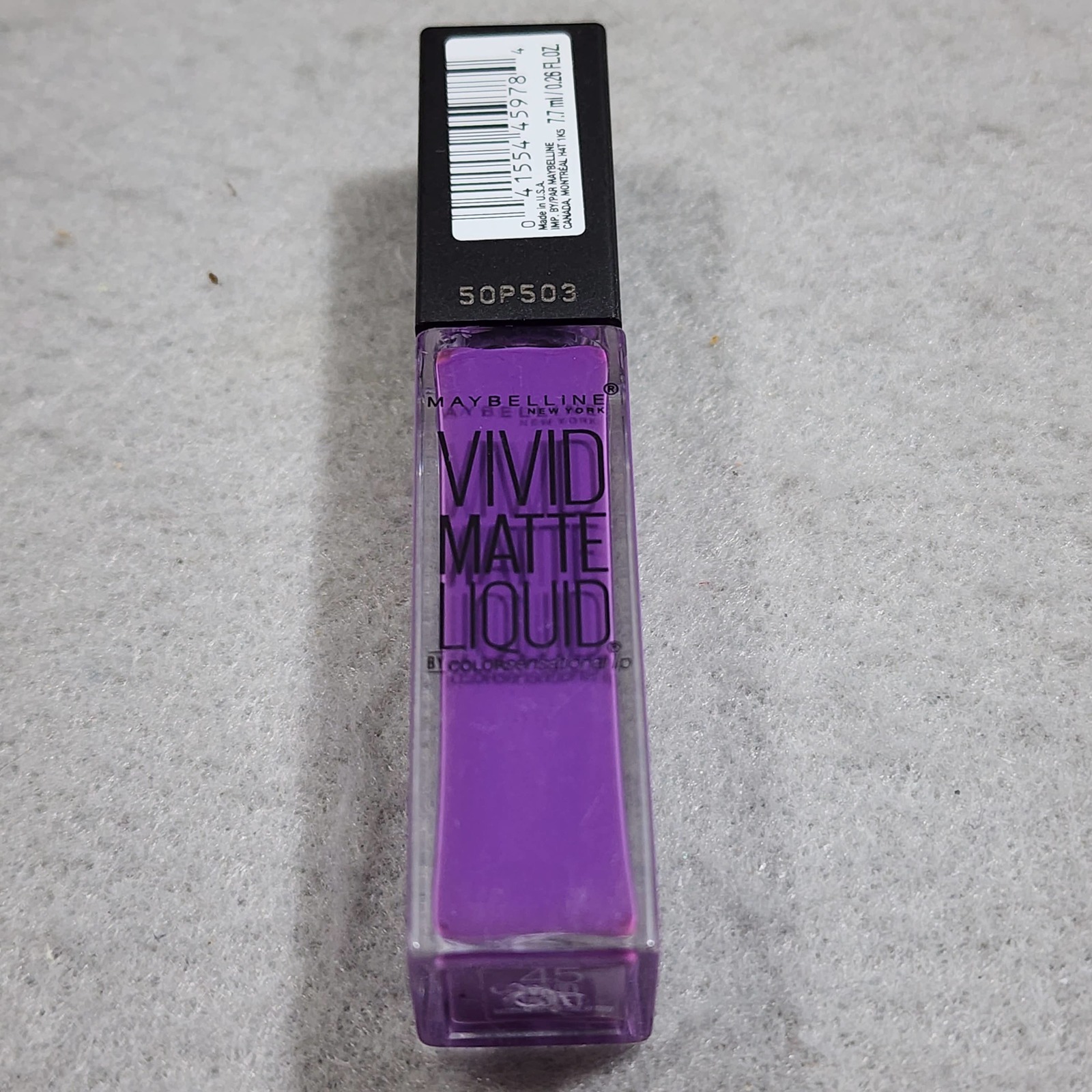 Maybelline New York 45 VIVID VIOLET Vivid Matte Liquid ColorSensational 0.26floz - £4.25 GBP