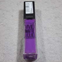 Maybelline New York 45 VIVID VIOLET Vivid Matte Liquid ColorSensational 0.26floz - £4.34 GBP
