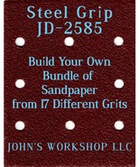 Build Your Own Bundle Steel Grip JD-2585 1/4 Sheet No-Slip Sandpaper 17 ... - £0.78 GBP