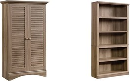 Sauder Harbor View Storage Cabinet, Salt Oak Finish &amp; Select, Salt Oak Finish - £401.03 GBP