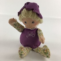 Jelly Doll Plush Bean Bag Stuffed 7&quot; Toy Vintage Amtoy 1981 American Gre... - £19.68 GBP