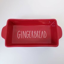 Rae Dunn Red Christmas Loaf Pan &quot;Gingerbread&quot; 9&quot; x 5&quot; x 2.5&quot; - £16.79 GBP