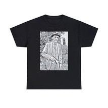 William S. Burroughs Graphic Print Short Sleeve Crew Unisex Heavy Cotton T-Shirt - £9.44 GBP+