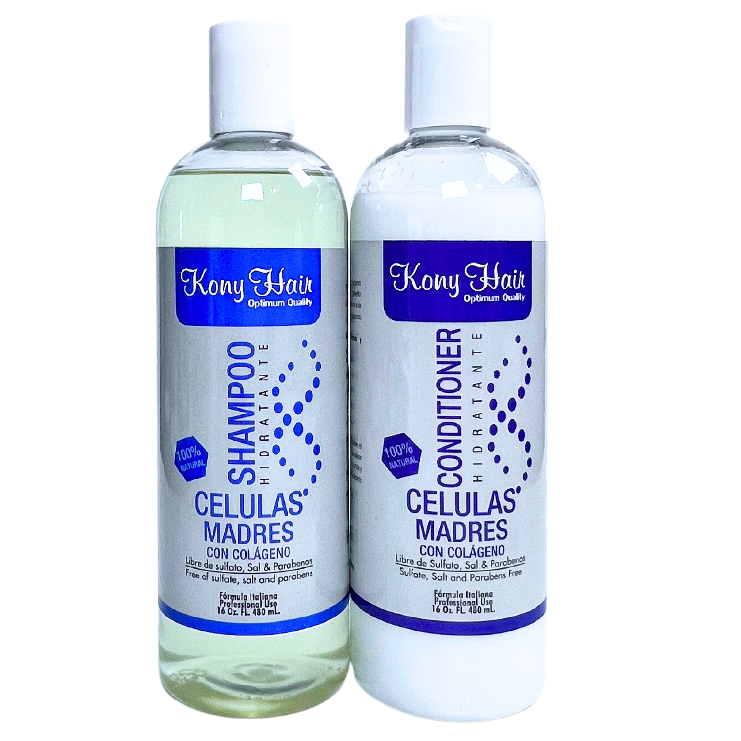 Primary image for Kony Hair Shampoo & Acondicionador Celulas Madres con Colageno Uso Profesional