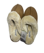 Alpine Design Women Indoor/outdoor Scuff Slippers W/Fur Chestnut Large 9-10 - £21.73 GBP