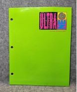 Vintage Ultra Neo Lisa Frank Neon Green Folder Portfolio 1989 - $35.00