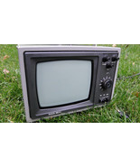 VINTAGE RARE SPACE ERA SOVIET USSR  PORTABLE B &amp; W ANALOG TV DEMO EXPOSU... - $158.75 CAD