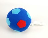 IKEA Sparka Blue Red Plush Soccer Ball Soft Toy New 4.75&quot;  - £8.80 GBP