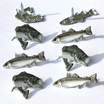 Eyelet Outlet Shape Brads 12/Pkg-Trout - $13.59