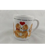 Applause Bear Coffee Mug Cup Theres Nothin Sweeter Than You 1985 - £7.42 GBP