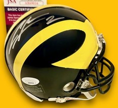 Charles Woodson Autographed Signed Michigan Wolverines Mini Helmet Jsa Cert. - £237.35 GBP