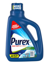 Purex Mountain Breeze, 57 Loads, Liquid Laundry Detergent, 75 Fl. Oz. - £7.79 GBP