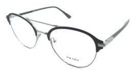 Prada Eyeglasses Frames PR 61WV 02N-1O1 51-20-145 Matte Baltic Blue / Gunmetal - $121.52