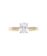 Oval Cut Natural Diamond Solitaire Engagement Ring 0.70ct GIA Certified - $4,970.23 CAD+