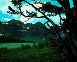 Lake Sherburne Glacier National Park Montana MT PA UNP Chrome Postcard B4 - $2.92