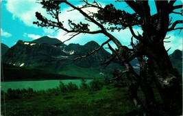 Lake Sherburne Glacier National Park Montana MT PA UNP Chrome Postcard B4 - £2.33 GBP