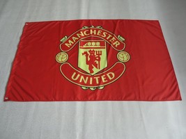 Manchester United F.C. Flag 3x5ft Banne polyester - £12.77 GBP