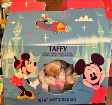 Disney Parks Mickey Mouse 1.25 Pound Box of Taffy NEW FRESH image 1