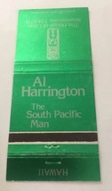 Vintage Matchbook Cover Matchcover Al Harrington South Pacific Restaurant HI #2 - £0.74 GBP