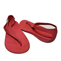Ionic Croc Comfort Womens Thong Slingback Sandals Flats Pink Size 11 - $22.50