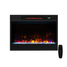 23 Inch 1500W Recessed Electric Fireplace Insert with Remote Control-Bla... - $3,489.80 MXN