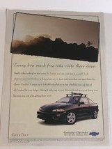 1997 Chevrolet Cavalier Vintage Print Ad Advertisement pa11 - £5.44 GBP