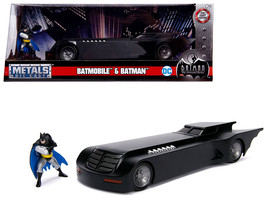 Batmobile with Batman Diecast Figure &quot;Animated Series&quot; DC Comics Series 1/24 Die - £41.01 GBP
