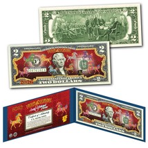 2026 CNY Lunar Chinese New YEAR OF HORSE Polychromatic 8 HORSES $2 Bill ... - $14.95