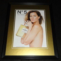 Gisele Bundchen 2015 Chanel Eau Premiere Framed 11x14 ORIGINAL Advertise... - £27.53 GBP