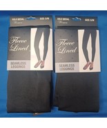 Set Of 2 Gold Medal Women Leggings Black Seamless Size: S/M- NWT NEW - €20,03 EUR