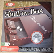 Ideal Front Porch Classics Shut-the-Box Dice Game w wood Case New old stock - $75.00