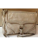 Rebecca Minkoff Mac Snake Embossed Leather Convertible Crossbody Bag - £36.61 GBP